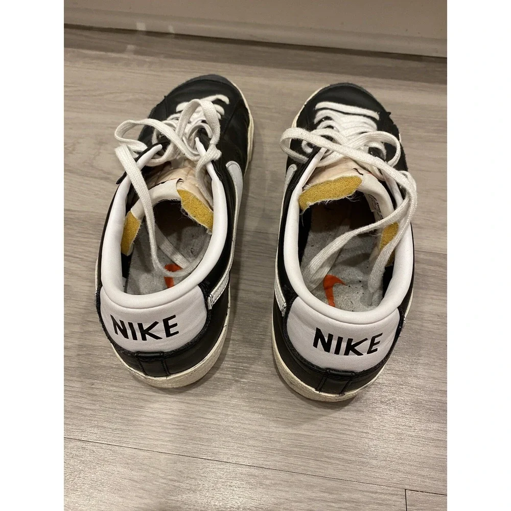 Nike Blazer Low '77 Mens Size 11.5 Shoes Black And White Sneakers‎ DA6364-001